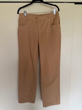 St. John Tan Tailored Trousers